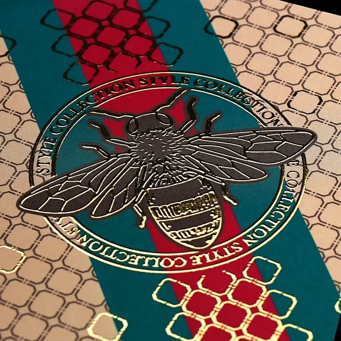 Пенал 1 секция 130 х 190 мм, Hatber Пенал 1 секция 130 х 190 мм, Hatber "От Кутюр", ламинированный картон, бежевый/красный (объёмный 3D-рисунок) NPn_44030