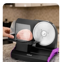 Ломтерезка слайсер для нарезки электрический КТ-9953 Ломтерезка слайсер для нарезки электрический КТ-9953