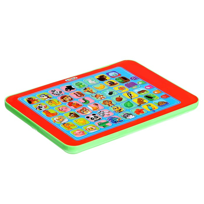 Планшет развивающий музыкальный &laquo;Собери пару&raquo;, работает от батареек