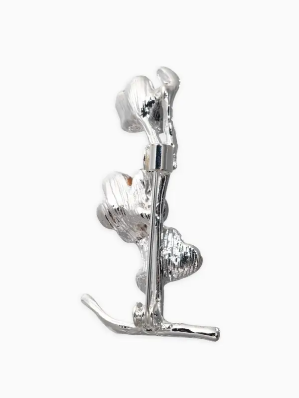 Брошь «Ветка Сакуры», цвет кофейный Брошь «Ветка Сакуры», цвет кофейный