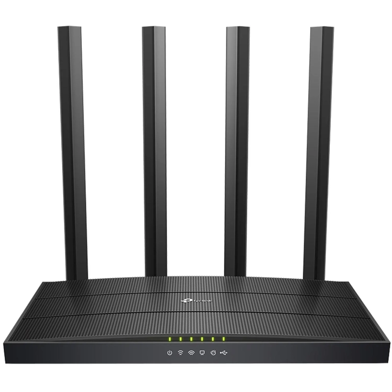 Маршрутизатор TP-Link Archer C6U, AC1200 двухдиапазонный гигабитный роутер