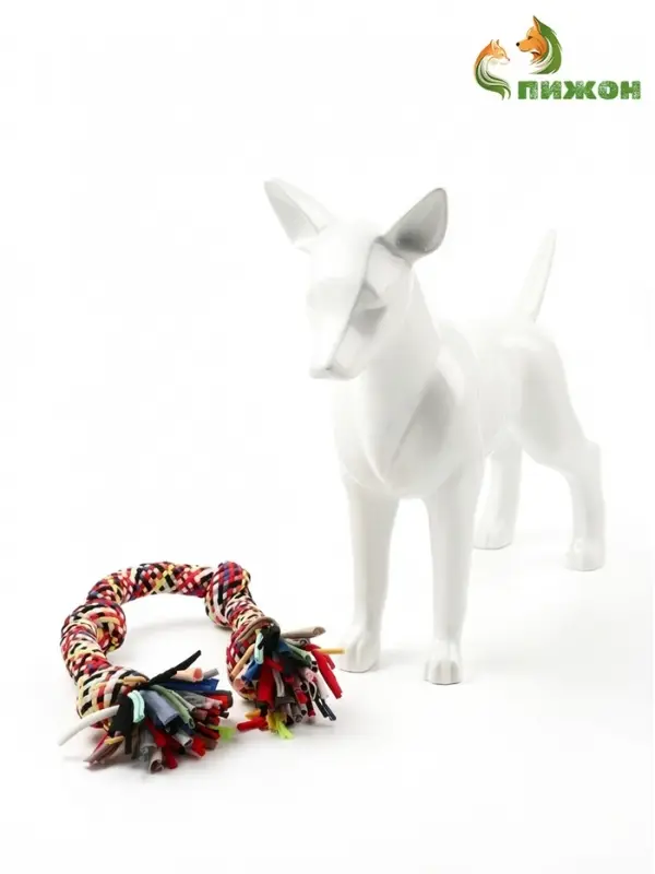 Игрушка для больших собак канатная &laquo;4 узла&raquo;, до 70 см, до 300 г