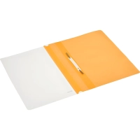 Скоросшиватель пластиковый Комус А4 оранжевый 1810