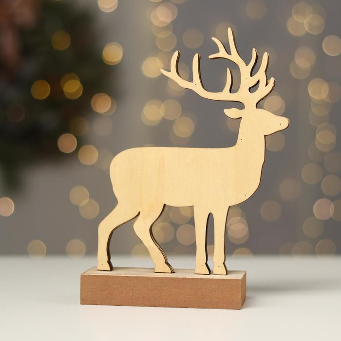 Новогодний декор с подсветкой «Новогодний олень» 11×5×19 см Новогодний декор с подсветкой «Новогодний олень» 11×5×19 см