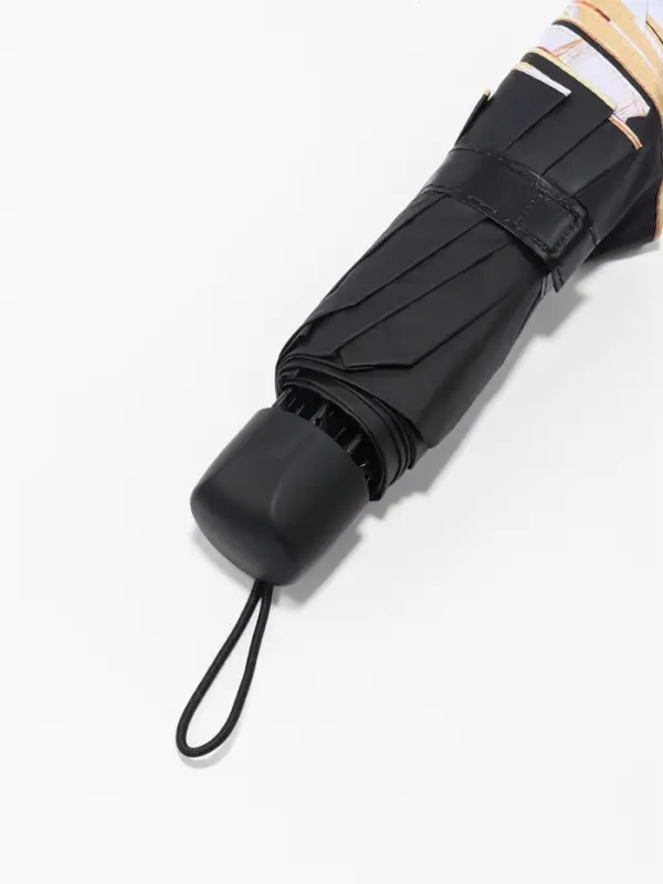 Зонт механический &laquo;Цветочный букет&raquo;, эпонж, 4 сложения, 8 спиц, R=49/55 см, d=98 см, МИКС