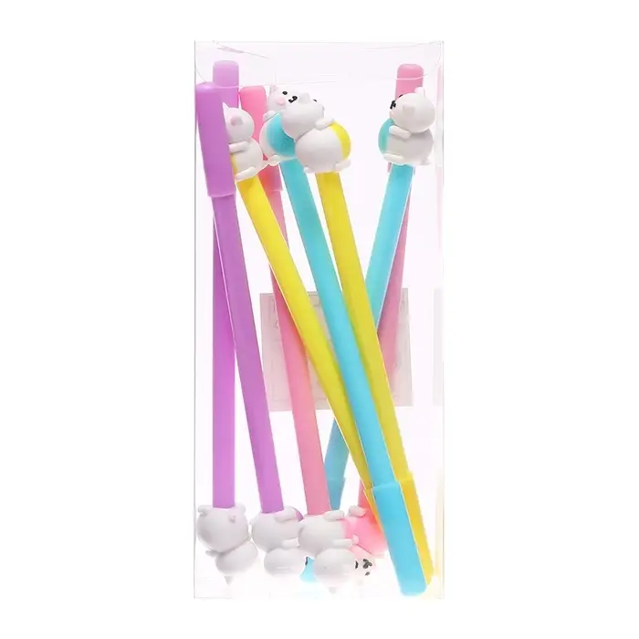 Ручка - прикол гелевая Calligrata «Котенок с клубком», МИКС Ручка - прикол гелевая Calligrata «Котенок с клубком», МИКС