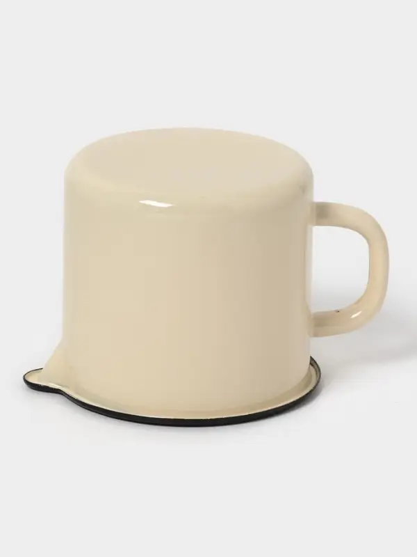 Круж.с нос.б/к 1л (слоновая)Без декора