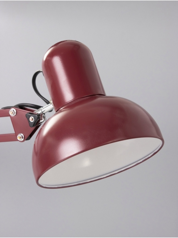 Настольная лампа Настольная лампа "Джуни" Е27 40Вт бордовый 15,5х15,5х80см