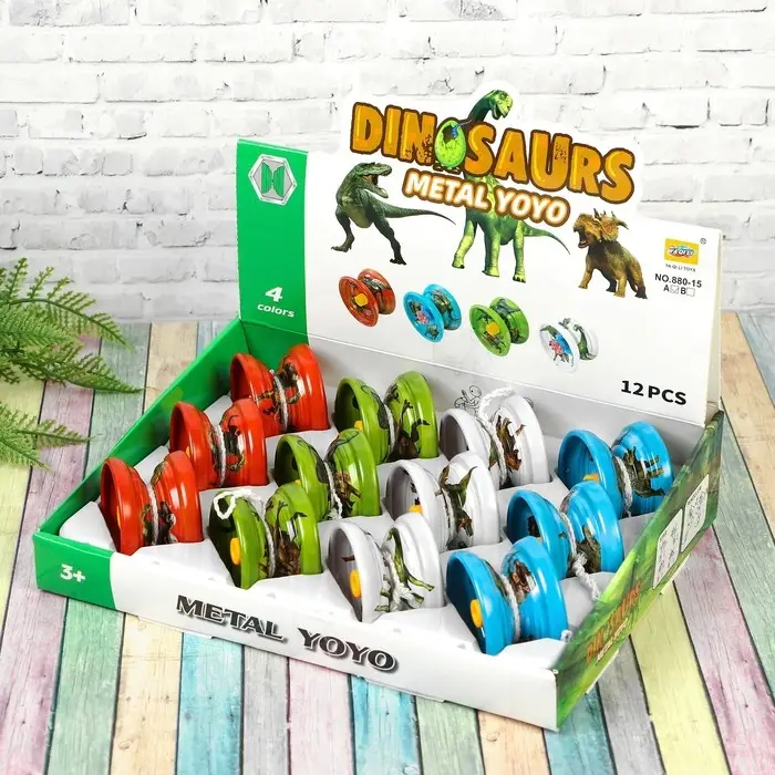 Йо-Йо «Динозавры», цвета МИКС Йо-Йо «Динозавры», цвета МИКС