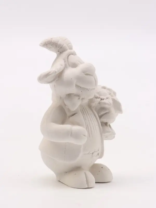 Фигурка декоративная &laquo;Баран с букетом&raquo;, неокрашенная, 9&times;5&times;4 см, белая
