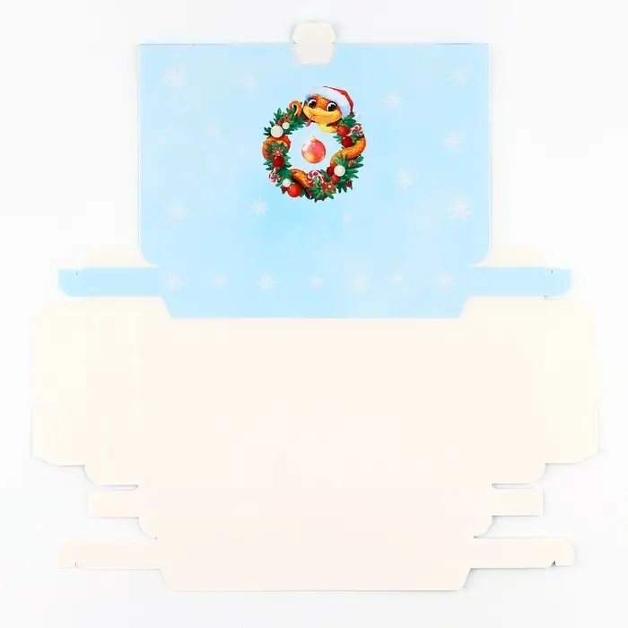 Коробка для шоколада с местом для денег «Весёлые змейки», 20 х 2 х 12 см Коробка для шоколада с местом для денег «Весёлые змейки», 20 х 2 х 12 см