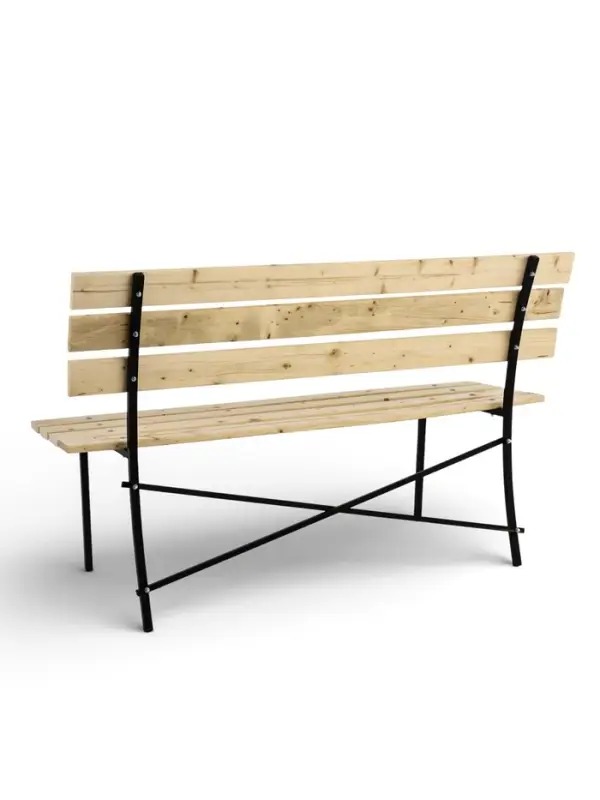 Скамейка деревянная, 140&times;61.5&times;89 см, для дачи и сада