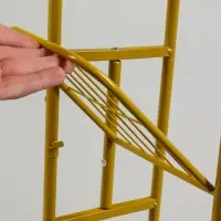 Подставка для цветов Greengo, 5 полок, 44&times;22&times;95 см, напольная, металл, цвет золотой