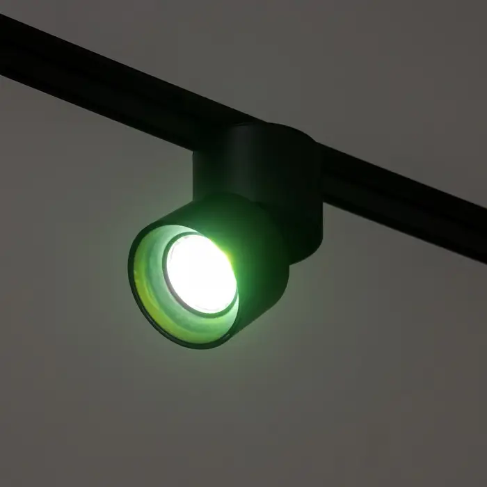 Светильник трековый BayerLux SLIM &laquo;Точка&raquo;, LED, 5 Вт, 3000K-6000К, 48 В, CRI90, 8&times;8&times;9.5 см, чёрный