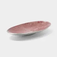 Блюдо, 33&times;8&times;4.2 см, алюминий, бордовое