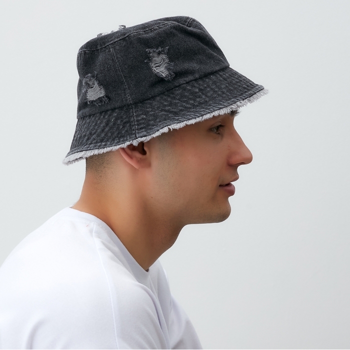 Панама MINAKU, цв. черный, р-р56- 58