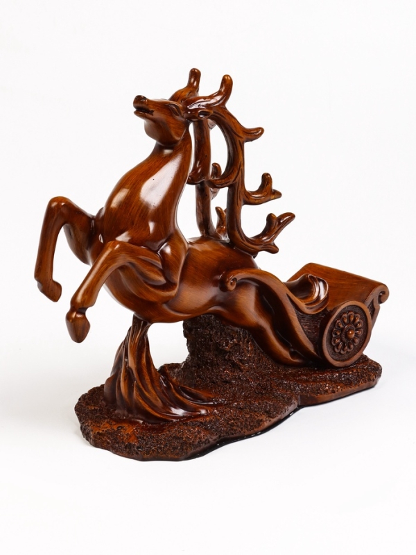 Подставка для бутылки  Подставка для бутылки "Олень" под дерево, 17.12.28см