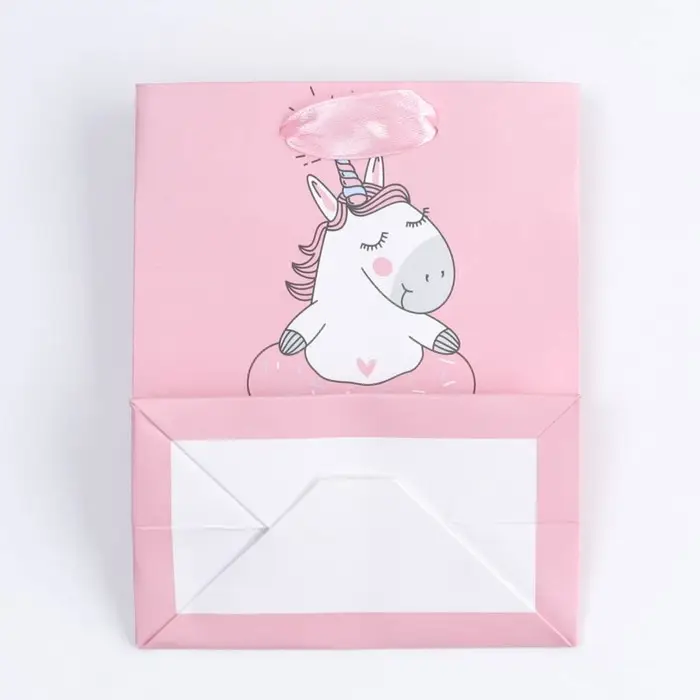 Пакет подарочный, упаковка, &laquo;Любовь единорога&raquo;, 14 х 11 х 6,5 см