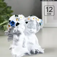 Фигурка гипс &laquo;Два ангела с книгой&raquo;, 12&times;12 см