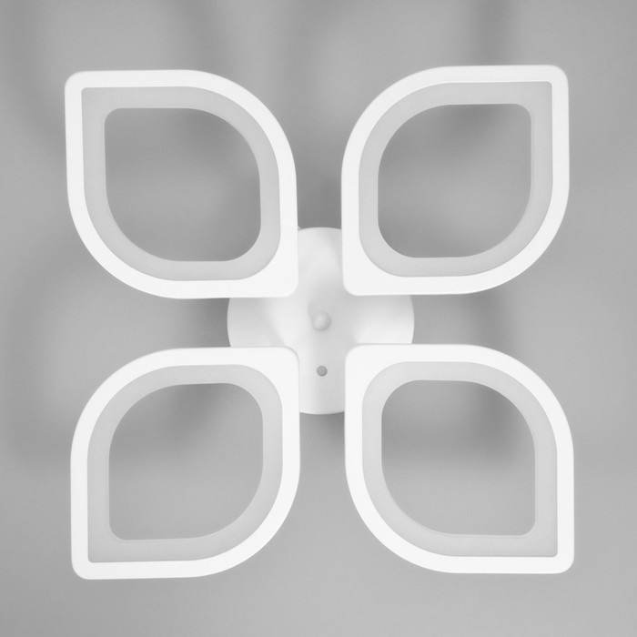 Люстра "Кацу" LED 80W 3000-6500K ПДУ белый 57,5х57,5х7,5см