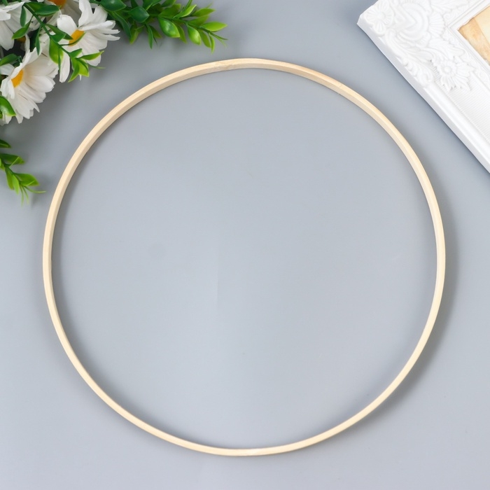 Кольцо бамбук для изготовления ловца снов набор 2 шт d=23 см Кольцо бамбук для изготовления ловца снов набор 2 шт d=23 см