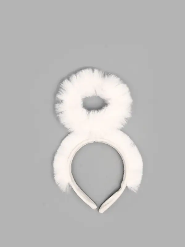 Карнавальный ободок Карнавальный ободок "Нимб ангела", цвет белый