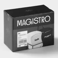 Набор для специй Magistro &laquo;Инь-Янь&raquo;, 2 предмета: солонка, перечница, 150 мл, керамика
