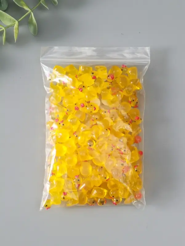 Сувенир полистоун флюоресцентный Сувенир полистоун флюоресцентный "Уточки" набор 100 шт 1,5х1,5 см