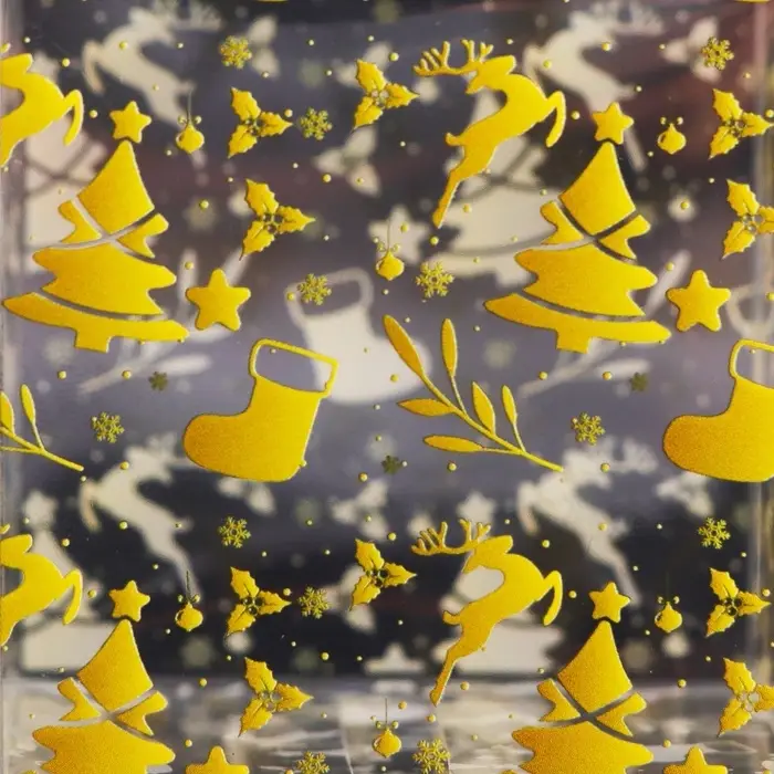 Коробка подарочная новогодняя складная ПВХ «Ёлочки» 5×5×5 см Коробка подарочная новогодняя складная ПВХ «Ёлочки» 5×5×5 см