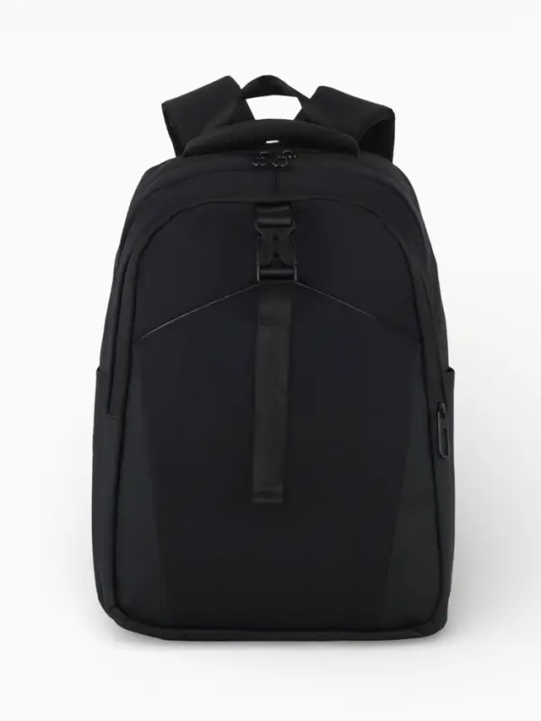 Рюкзак, 27*13*38,5 см, 2 отд 3н/карм, Комби, Водонепрон. дно, черный