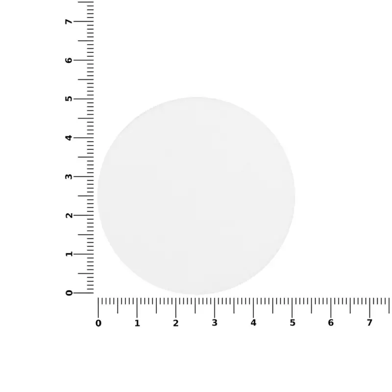 Наклейка тканевая Lunga Round, M, белая Наклейка тканевая Lunga Round, M, белая