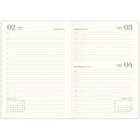 Ежедневник датированный 2026 IF 14х20см 176л, тв, с рез, Grace I1714/black