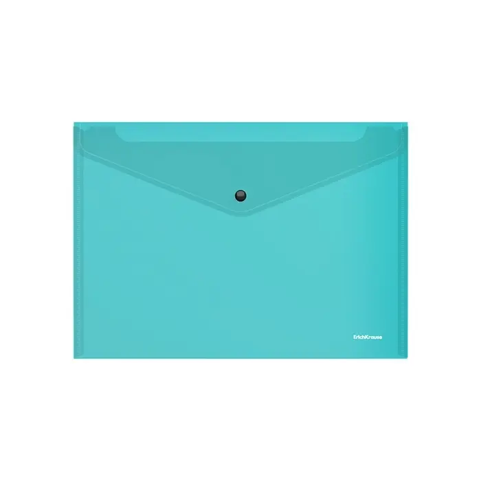 Папка-конверт на кнопке А4, 140 мкм, ErichKrause Fizzy Vivid, глянцевая, вмещает до 120 листов, полупрозрачная, микс Папка-конверт на кнопке А4, 140 мкм, ErichKrause Fizzy Vivid, глянцевая, вмещает до 120 листов, полупрозрачная, микс