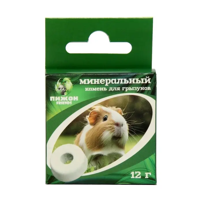 Минеральный камень Минеральный камень "Пижон" для грызунов, 12 г