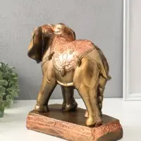 Копилка для денег &laquo;Слон удачи&raquo;, гипс под золото, 32&times;26&times;12 см