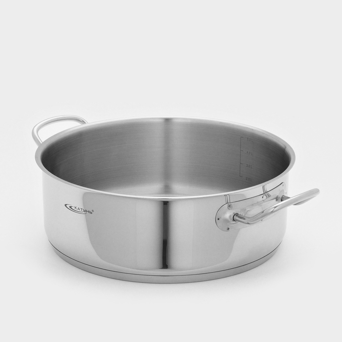 Кастрюля «Общепит. Шеф», 6 л, d=28 см, h=10,3 см, капсульное дно, индукция Кастрюля «Общепит. Шеф», 6 л, d=28 см, h=10,3 см, капсульное дно, индукция