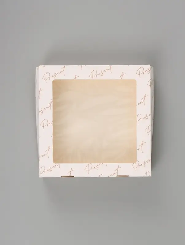Коробка подарочная складная &laquo;Для тебя&raquo;, 20&times;20&times;4 см, с окном