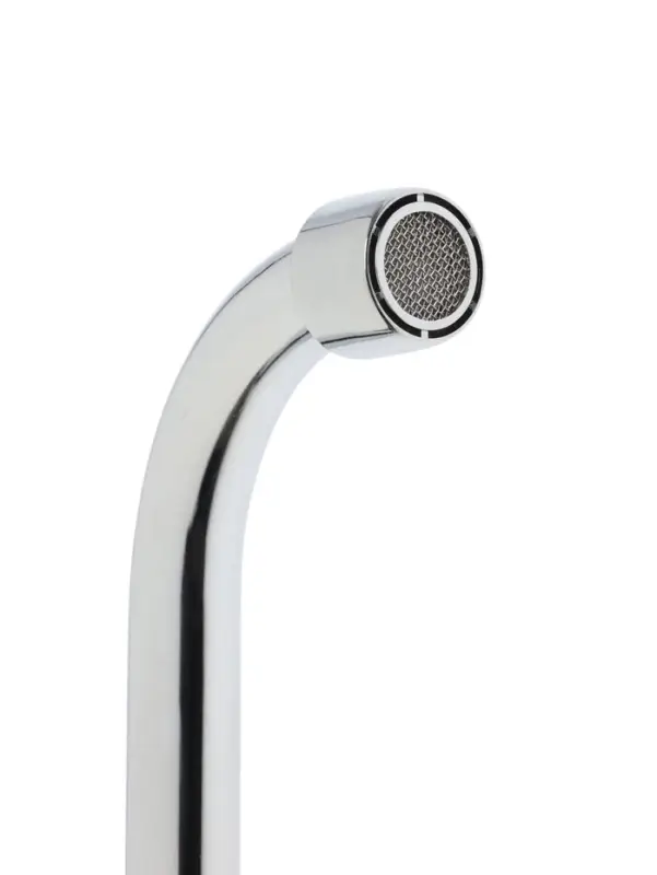 Излив для смесителя ZEIN, 3/4", S-образный, нержавеющая сталь, по оси 23 см, аэратор пластик