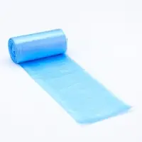 Мешки для мусора в рулоне, 30 л, синие, ПНД, толщина 10 мкм, 50 шт.