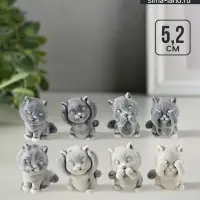 Фигурка &laquo;Котёнок забавный&raquo;, 5.2 см, МИКС
