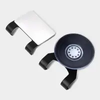 Водосгон из нержавеющей стали с комплектом держателей, 25&times;16 см, 304 сталь, чёрный