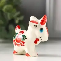 Статуэтка фарфоровая &laquo;Фигурка: Козочка Цветок&raquo;, 6 см