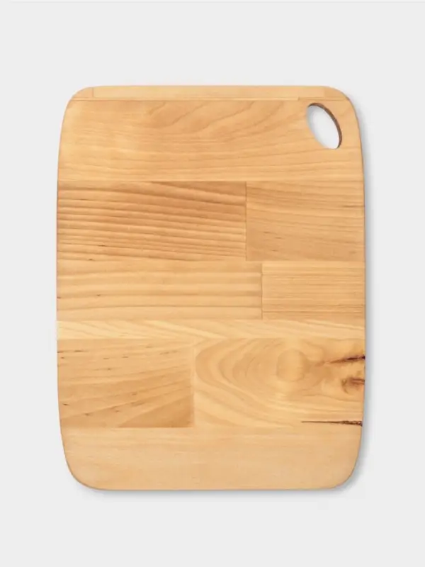 Доска разделочная Классик, пропитана маслом, береза, 24х17х1,8/1,6 см