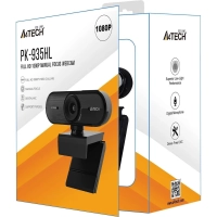 Веб-камера A4Tech (PK-935HL) черный 2Mpix (1920x1080) USB2.0 с микрофоном