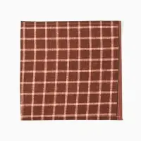 Платки носовые мужские &laquo;Этель&raquo;, 30&times;30 см, набор 12 шт., 100% хлопок, коричневые, рисунок МИКС