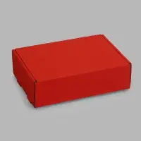 Коробка самосборная, красная, 31 х 22 х 9,5 см