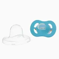 Соска - пустышка ортодонтическая «Пингвин», +6 мес., цвет голубой Соска - пустышка ортодонтическая «Пингвин», +6 мес., цвет голубой