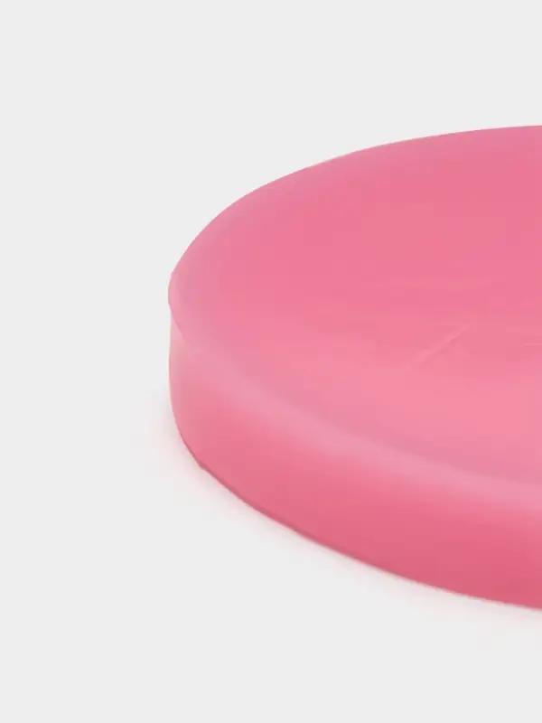 Молд для заливки &laquo;Снежинки&raquo;, силикон, 9 ячеек, d=9.5 см, розовый