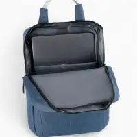 Рюкзак городской на молнии, наружный карман, размер 29&times;11&times;43 см, синий