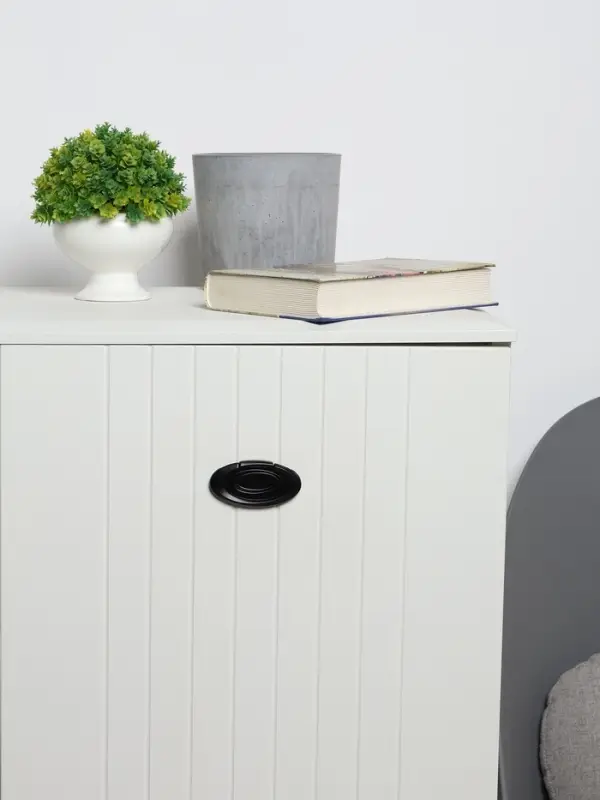 Ручка-кнопка CAPPIO RK130, мебельная, цвет черный